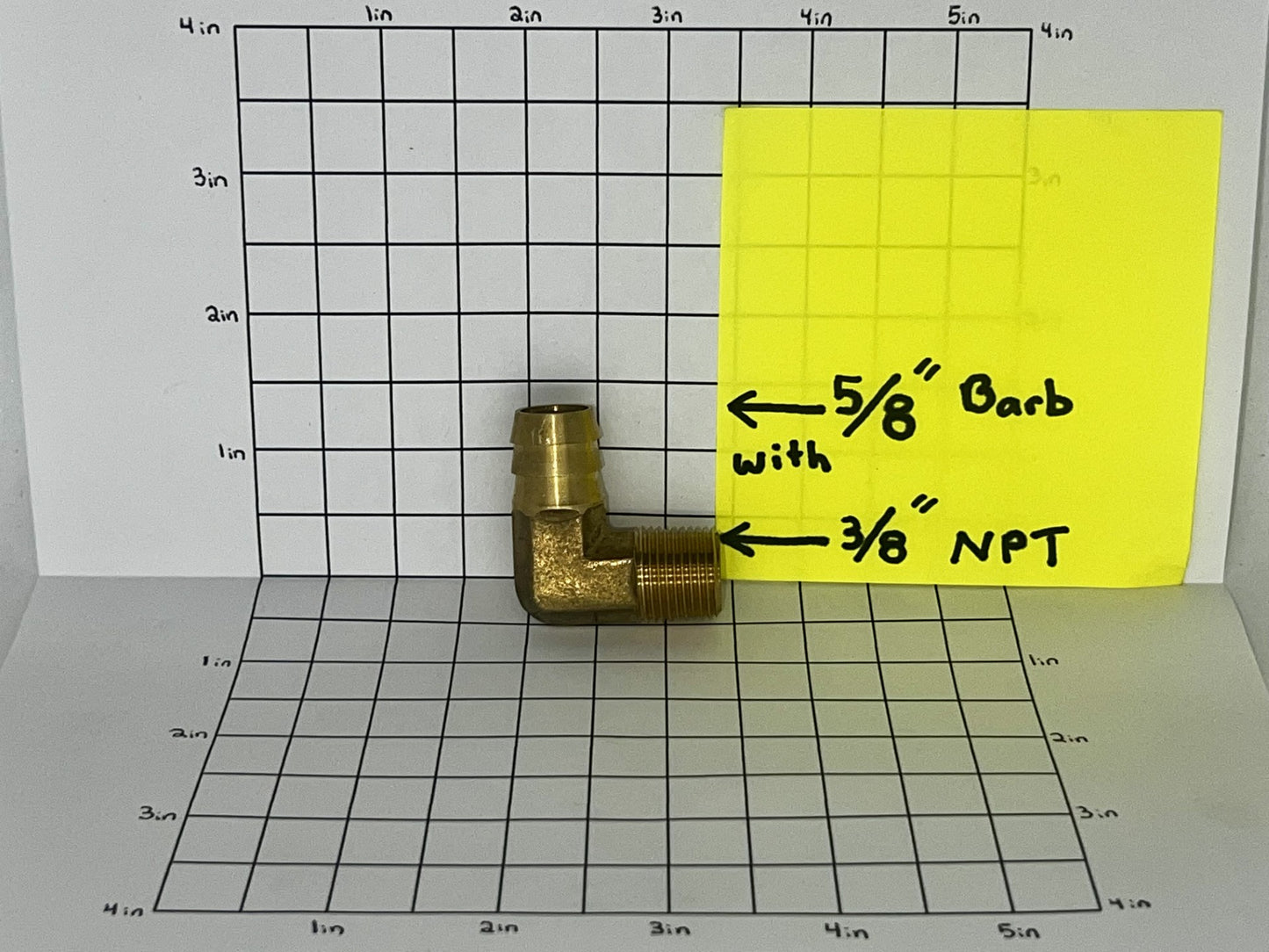 Transitional Hose Tee 1-1/4" X 1-3/4" With 3/8" NPT Threaded Hole