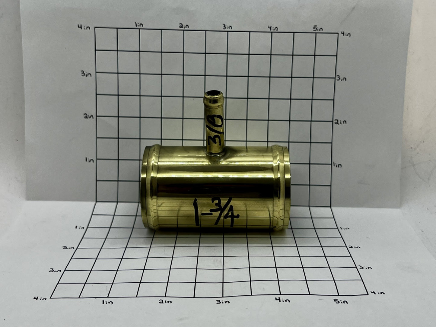 Hose Tee 1-3/4" With 3/8" Stem