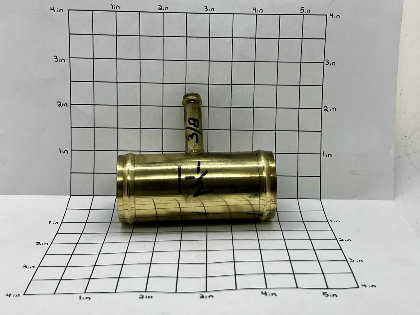Hose Tee 1-1/2" With 3/8" Stem