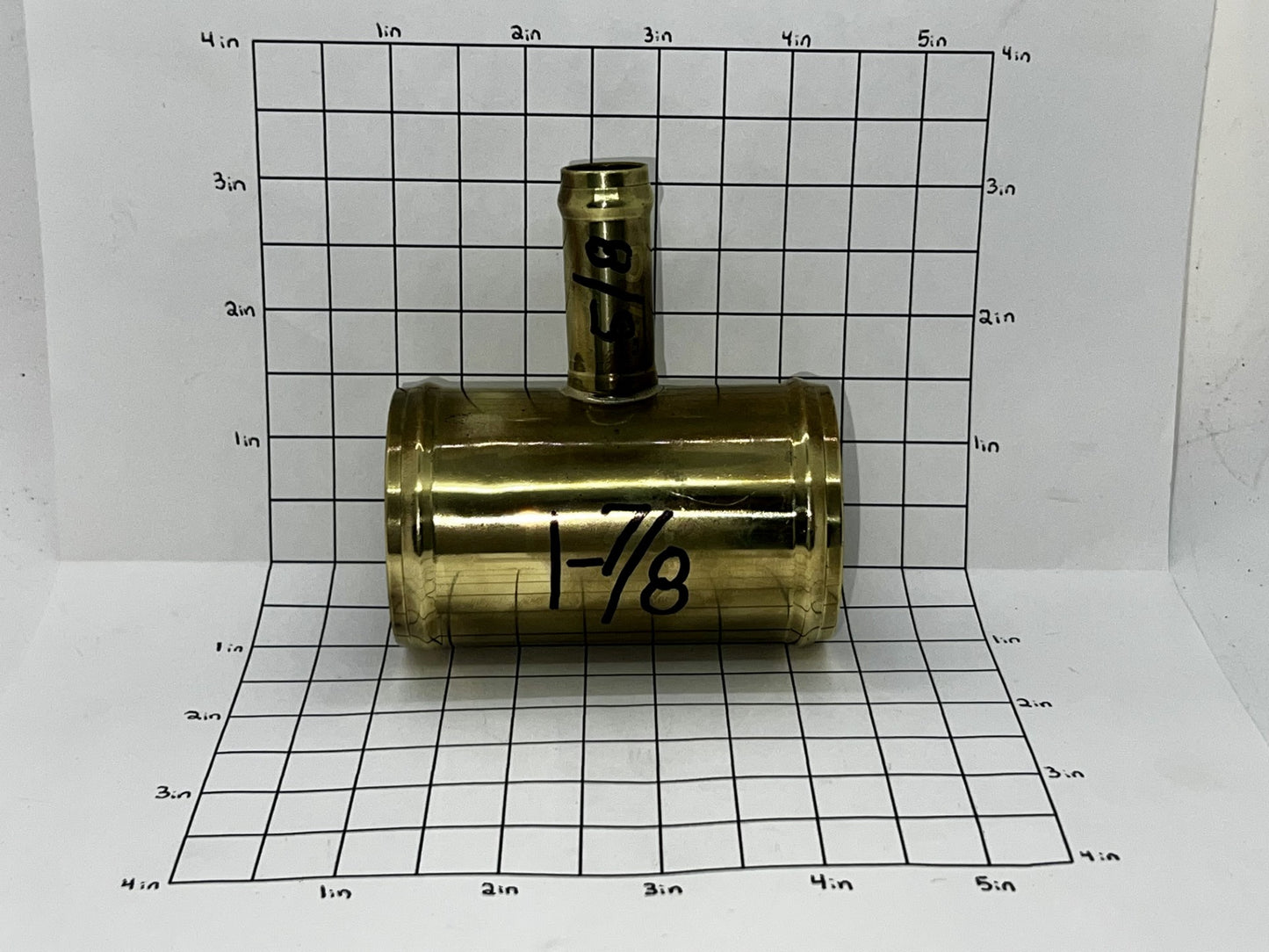 Hose Tee 1-7/8" With 5/8" Stem