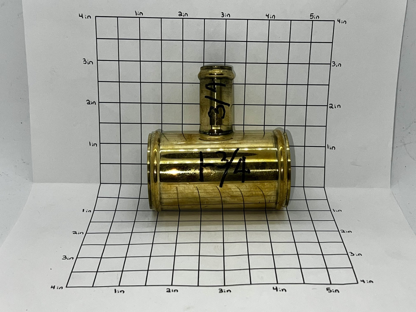 Hose Tee 1-3/4" With 3/4" Stem