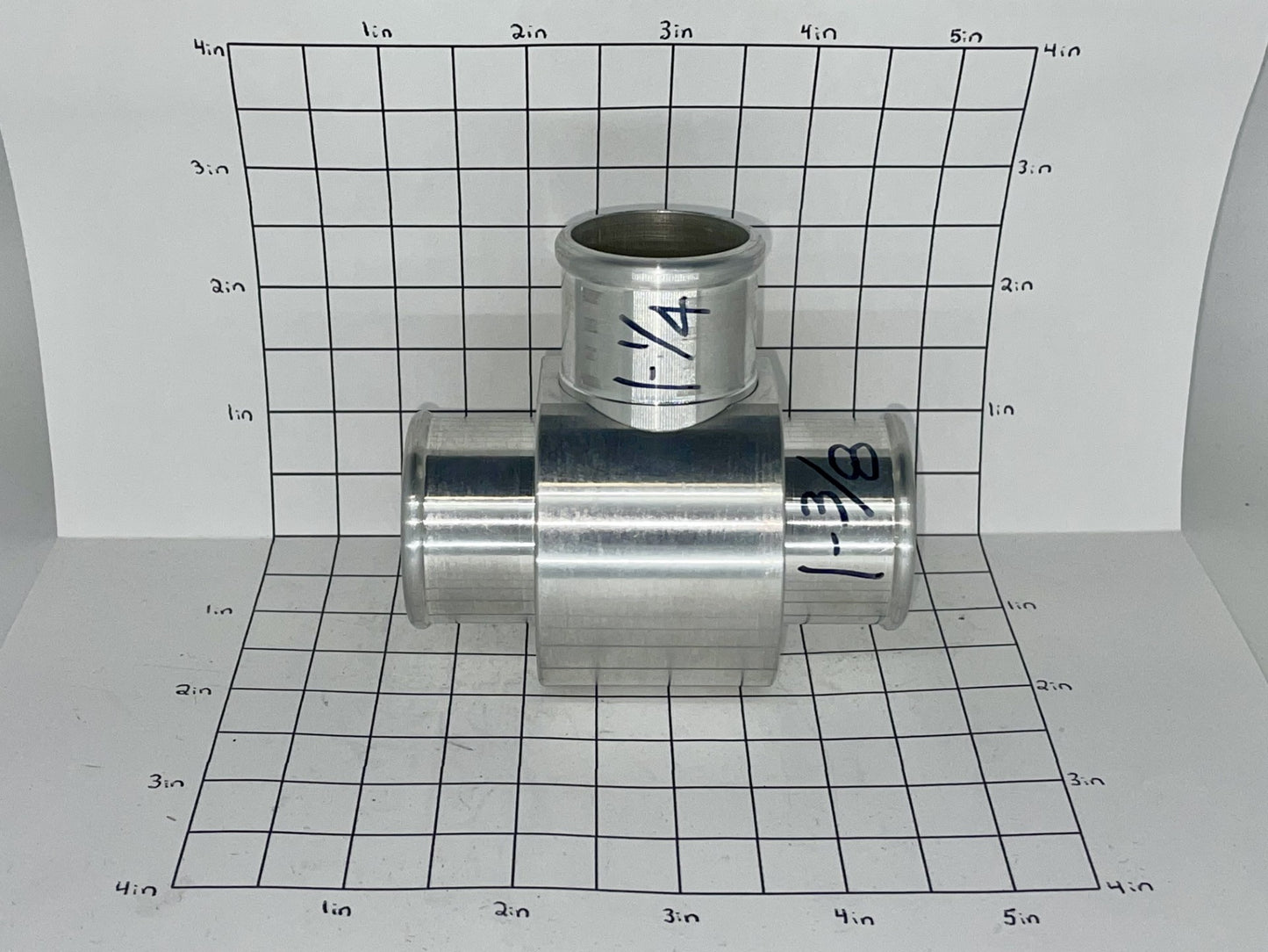 Tee 1-3/8" With 1-1/4" Stem