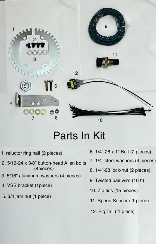 Differential Mounted 40-Tooth Reluctor Ring Kit for S10 & 4L60-E V8 #4L60-006