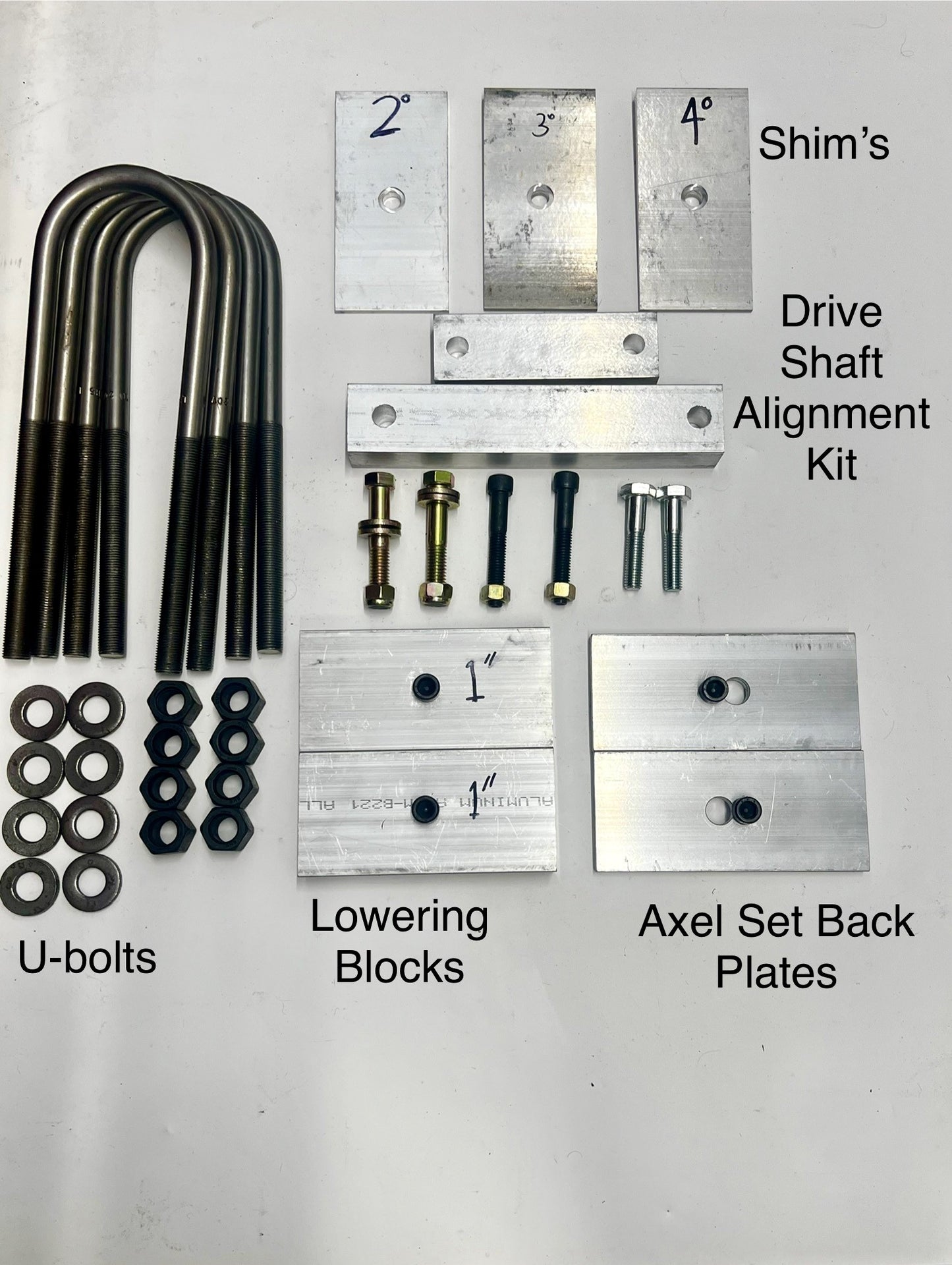 Ultimate Lowering Block Kit 1" Height