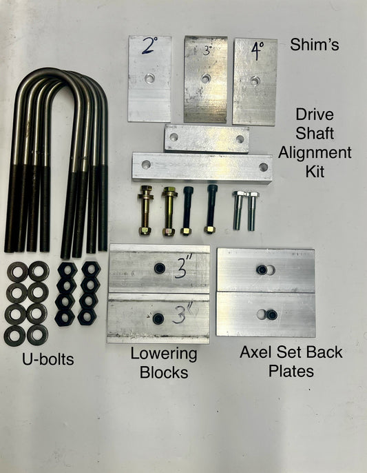 Ultimate Lowering Block Kit 3" Height