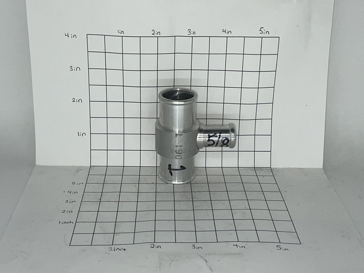 Tee 1" With 5/8" Stem