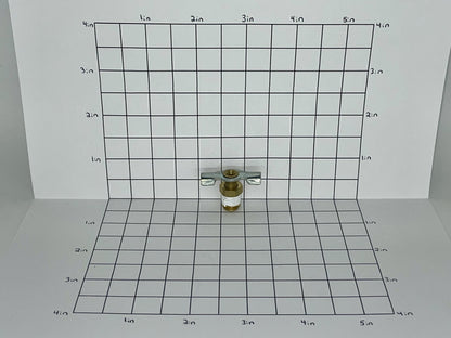 Transitional Hose Tee 2" X 2-1/4" With 1/8" NPT Threaded Hole