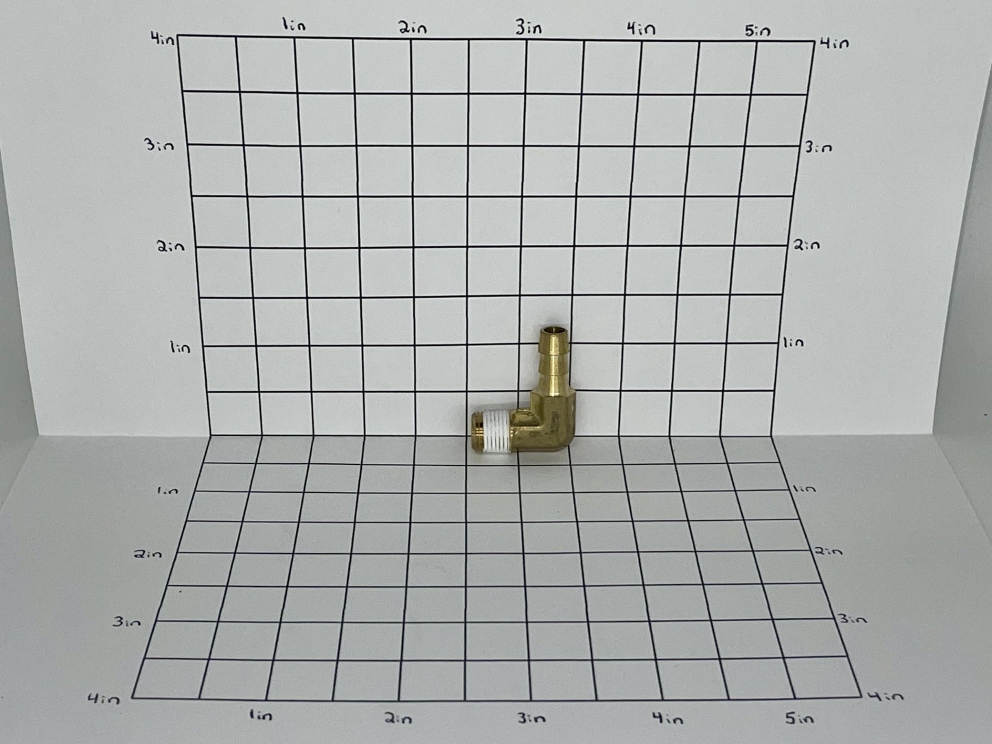 Transitional Hose Tee 1-5/16" X 1-3/4" With 1/2" NPT And 1/8" NPT Threaded Holes