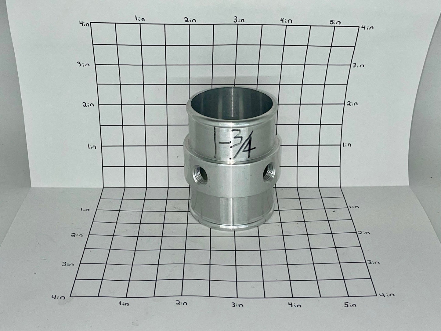 Tee 1-3/4" With 1/8" NPT (2) Threaded Holes