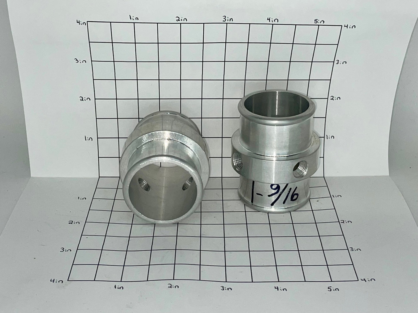 Tee 1-9/16" With 1/8" NPT (2) Threaded Holes