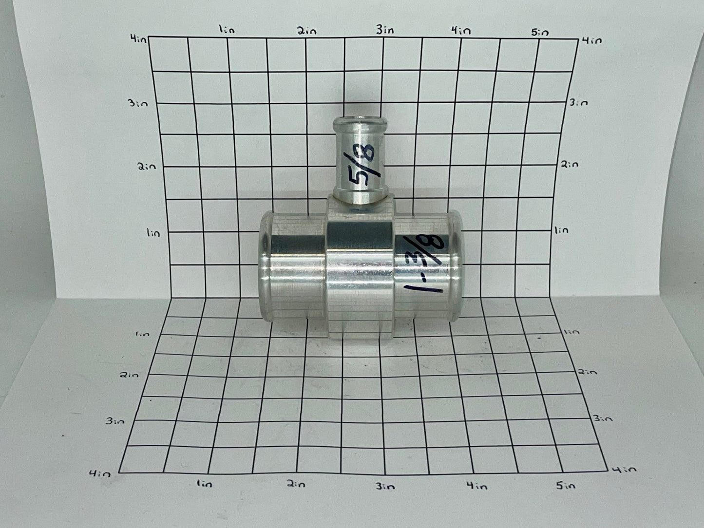 Tee 1-3/8" With 5/8" Stem