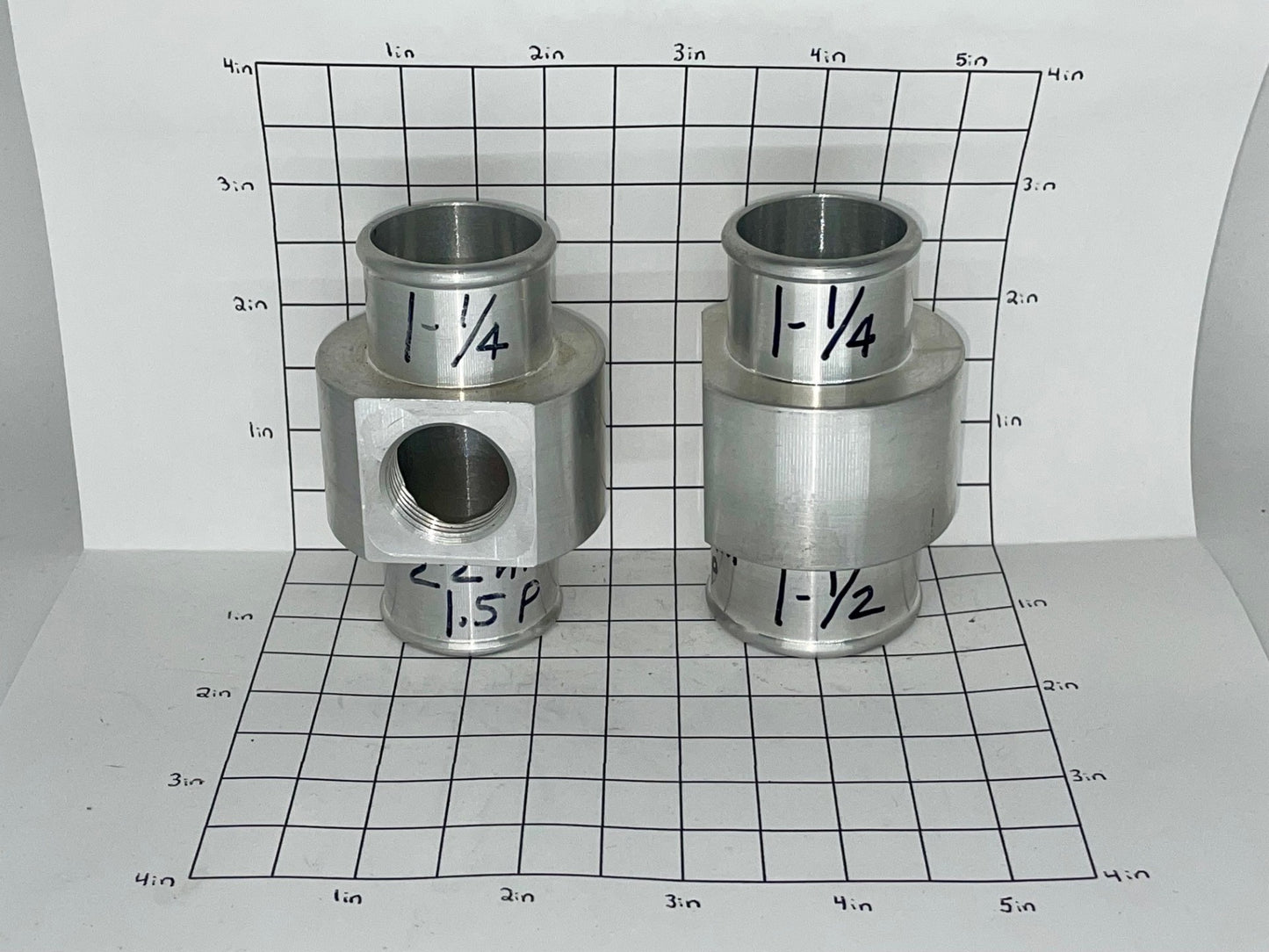 Tee 1-1/4" With 1/2" NPT Threaded Hole