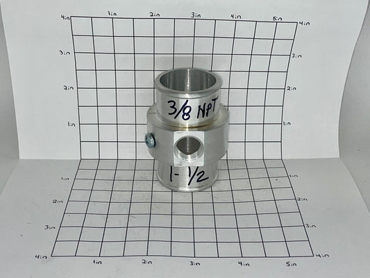 Tee 1-1/2" With 3/8" NPT Threaded Hole With GRND