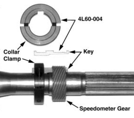 Speedometer Clamp 4L60-004 Speed Sensor - V8 Swaps by JTR Stealth