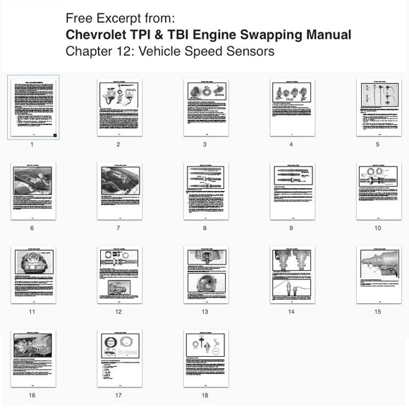 FREE EXCERPT: Vehicle Speed Sensors from Chevrolet TPI & TBI Engine Swapping Downloadable Instructions - V8 Swaps by JTR Stealth