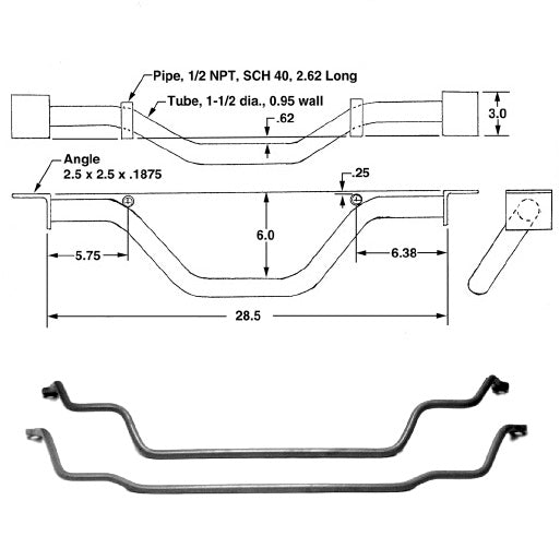 Volvo 200 Series V8 Motor Mount Mounts - V8 Swaps by JTR Stealth