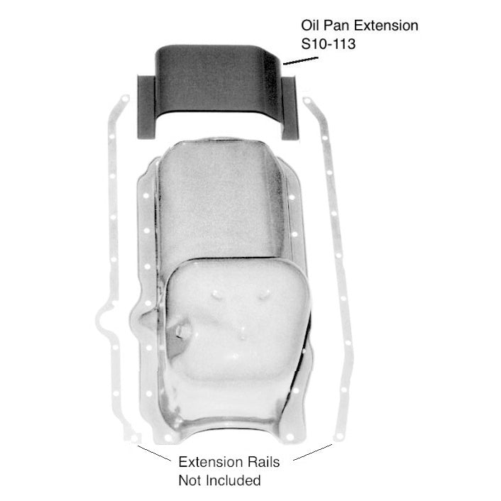 S10 V8 Truck 4x4 Oil Pan Extension for V8 engine swap Oil Pans - V8 Swaps by JTR Stealth