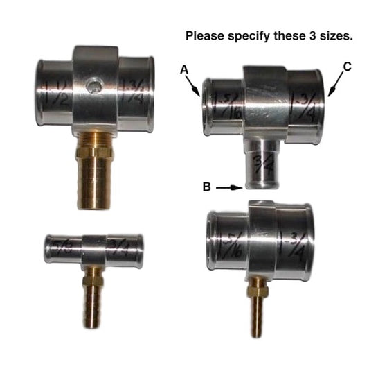 Transitional Hose Tee Hose Connections - V8 Swaps by JTR Stealth